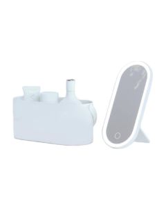 Ailoria Kosmetikspiegel Magnifique mit Beautycase, Weiss