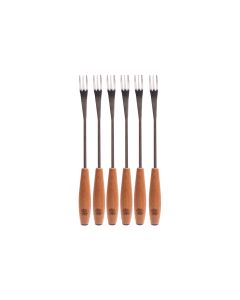 Nouvel Käsefonduegabel Edelweiss 6 Personen