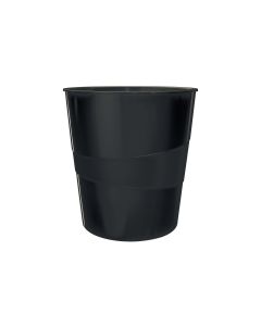 Leitz Papierkorb Recycle 15 l Schwarz