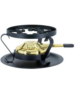 Kadastar Fondue-Rechaud Traditional Ø 16 cm Gold/Schwarz