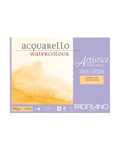 Fabriano Aquarellblock Artistico Extra White 23 x 30.5 cm