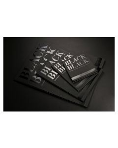 Fabriano Zeichenblock Black Black 20 x 20 cm, 20 Blatt