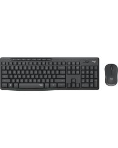 Logitech Tastatur-Maus-Set MK295 Graphite CH-Layout