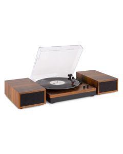 Fenton Plattenspieler Set RP165B Braun