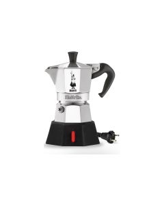 Bialetti Espressokocher Elettrika 2 Tassen, Silber