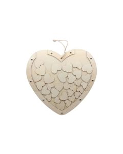 Glorex Holzartikel Herz 30 x 27.5 cm