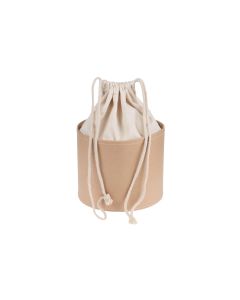 Glorex Kartoffelsack in Pappbox, 15 cm, Nature/Weiss
