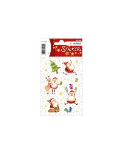 Herma Stickers Weihnachtssticker Fröhliche Weihnachten 2 Blatt à 30 Sticker