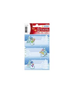Herma Stickers Weihnachtssticker Winterlandschaft 2 Blatt à 6 Sticker