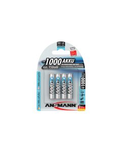 Ansmann Akku 4x AAA Typ 1000 950 mAh