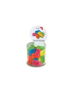 Läufer Radiergummi Farbig Mehrfarbig