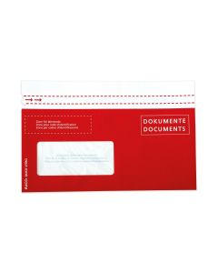 ELCO Dokumententasche aus Papier C5/6 Fenster links, 250 Stück