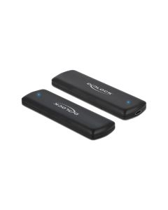 Delock Externes Gehäuse USB 3.1 Gen2 für M.2 NVME&SATA SSD
