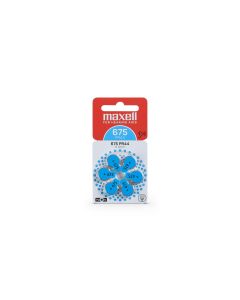 Maxell Europe LTD. Hörgerätebatterie PR44- 675, 6 Stück