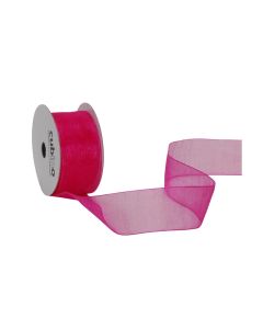 Spyk Organzaband Organsa 25 mm x 6 m, Pink