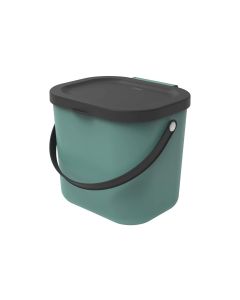 Rotho Recyclingbehälter Albula 6 l, Mistletoe Grün