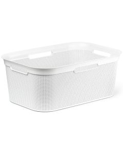 Rotho Wäschekorb  Brisen Weiss, 41 l