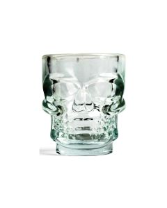 Kikkerland Schnapsglas Schädel 45 ml, 4 Stück, Transparent 