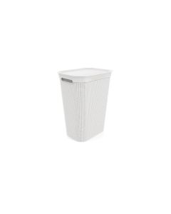 Rotho Wäschesammler Brisen Weiss, 50 l