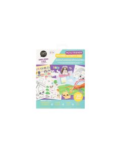 I AM CREATIVE Stickerbuch Activity Set Pets Friends 14-teilig