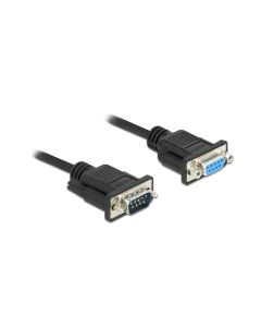 Delock Verlängerungskabel RS-232 DB9, Stecker zu Buchse 3 m