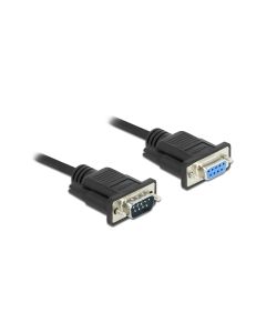 Delock Verlängerungskabel RS-232 DB9, Stecker zu Buchse 4 m
