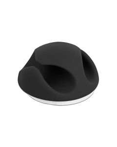 Delock Kabelhalter 20mm, für 2 Kabel, selbstklebend 10 Stück