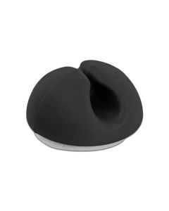 Delock Kabelhalter 15mm, für 1 Kabel, selbstklebend 10 Stück