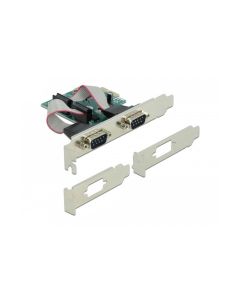Delock PCI-Express-Karte 90007 2x Seriell / RS-232
