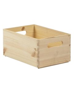Holz Zollhaus Aufbewahrungskiste Kiefer 20 x 14 x 30 cm, Braun