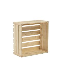 Holz Zollhaus Holzharasse B 35 x 35 cm schweizer Holz