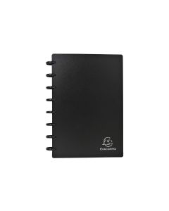 Exacompta Visitenkartenbuch für 120 Visitenkarten, Schwarz