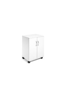 DURABLE Multifunktionswagen 74/53 2 Türen, 2 Böden, Weiss