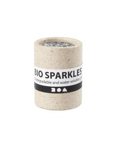 Creativ Company Glitzer Bio 10 g, 1 Stück, Silber