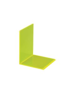 Maul Buchstützen-Set aus Acryl Neon Gelb