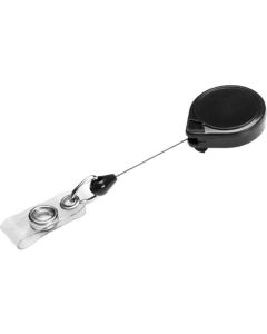 KEY-BAK Ausweishalter KB Mini-Badge 90 cm, mit Clip, Schwarz