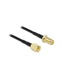 Delock Antennenkabel LMR/CFD100 RP-SMA zu RP-SMA, 1 m