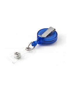 KEY-BAK Ausweishalter KB Mini-Badge 90 cm, mit Clip, Blau