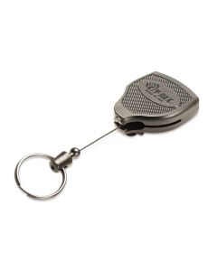 KEY-BAK Ausweishalter KB Super 48 120 cm, mit Clip, Silber