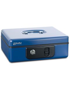 Robert Rieffel Geldkassette Deluxe 2 19.7 x 15.4 x 8.6 cm, Blau
