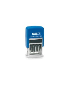 Colop Stempel Mini-Folio S126 Zahlen, Blau