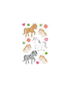 Braun + Company Motivsticker Pferdchen 4 Blatt