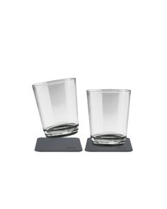 Silwy Outdoor-Becher Pearl Grey 2er-Set magnetisch 2.5 dl