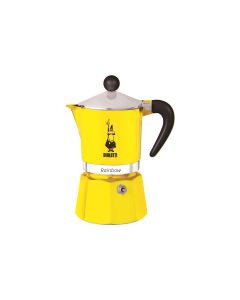 Bialetti Espressokocher Rainbow 3 Tassen, Gelb