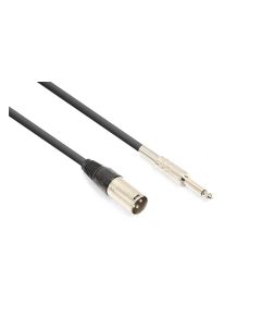 Vonyx XLR-Kabel XLRm-Klinke 6.3 8 m, Schwarz
