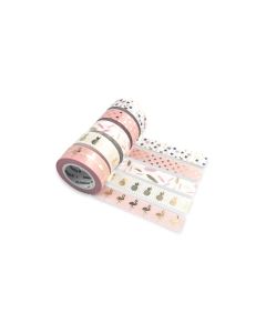URSUS Washi Tape Tropic Gold/Rosa
