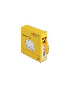 Delock Kabelkennzeichnung Nr.4, gelb, 500 Stück