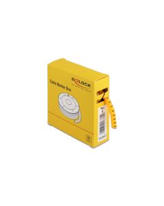Delock Kabelkennzeichnung Nr. 6, gelb, 500 Stück
