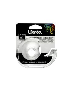 Büromaterial Tischabroller Wonday 19 mm x 33 m, Transparent