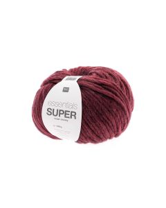 Rico Design Wolle Essentials Super Super Chunky 100 g Bordeaux